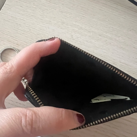 Kate Spade Black Leather Keychain Pouch - Picture 5 of 5